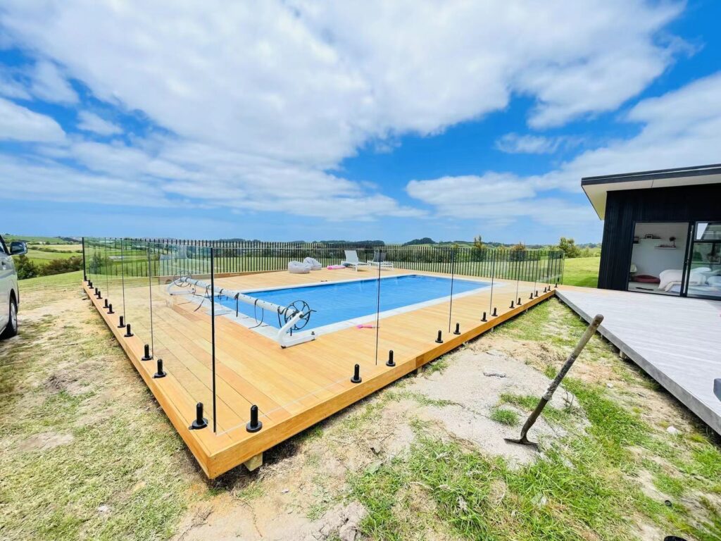 custom pool fence picture from new zealand